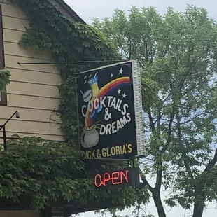 outside