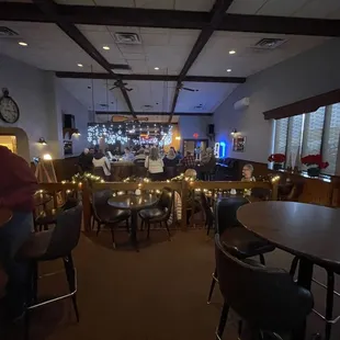 View from the upper bar section