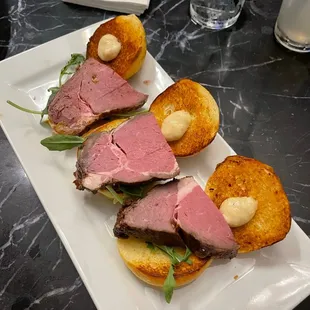 Beef Tenderloin Sliders