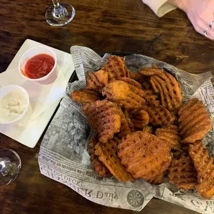 Sweet Potato Waffle Fries