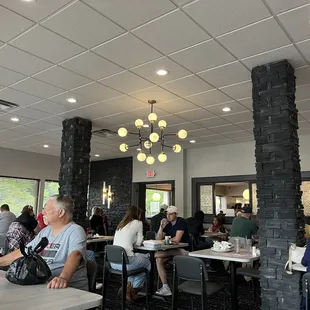 Some of the dining area