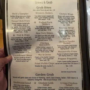 Menu 3/4/23