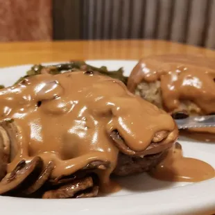 The Salisbury Steak dinner!