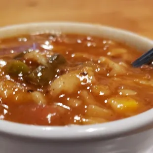 Minestrone soup  very good!