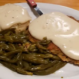 Chicken Fried Steak dinner. I must say, possibly the best I've had, up there between The Cracked Egg before they moved to Thats Italian.