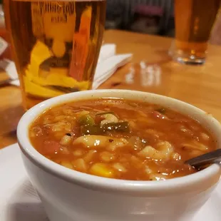 Minestrone soup  very good!