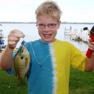 Nice sunnie caught in Lake Florida