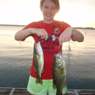 Nice bass caught in Lake Florida