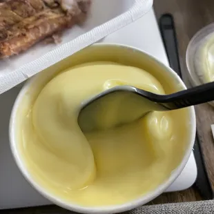 Sad, waferless, fruitless &quot;banana&quot; pudding. Can&apos;t place the flavor but this goo is neither banana nor vanilla.