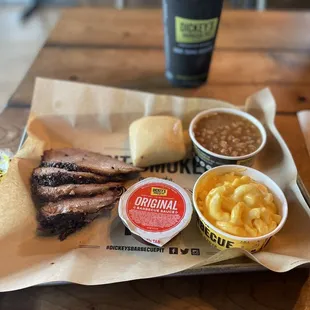 a variety of food items