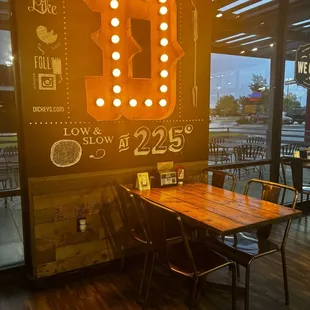 Very surprised but cool pick of the inside of Dickey&apos;s take 2!