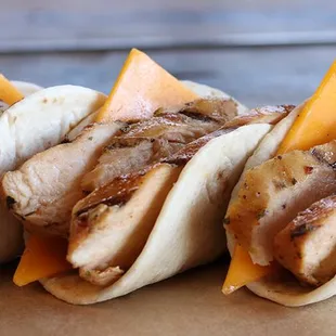 Chicken and Cheese Tacos