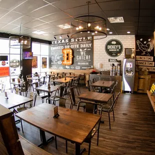 the inside of the restaurant