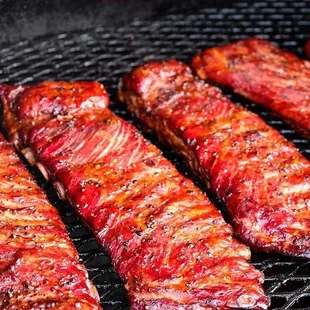 ribs, food, bbq ribs