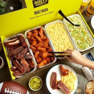 BIG YELLO BOX!
FOR UP TO 12 PEOLPE