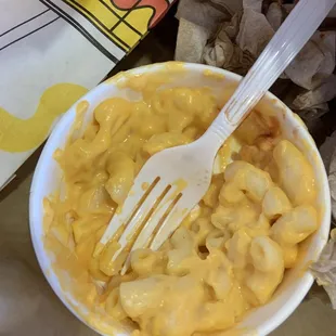 Actual photo of Mac and cheese outlawed to prisoners  because it violated the Geneva Convention regarding torture.