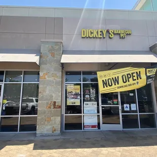 the front of the store