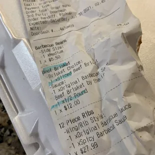 Door Dasher picked up the correct bag. Receipt is correct.