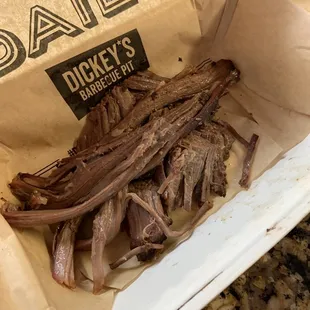 Sliced brocket 1/2 pound.