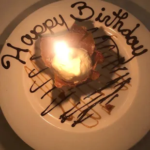 Birthday Dessert