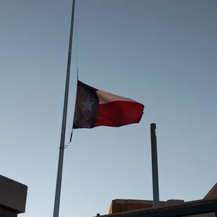 It still chokes me up to see the Texas Flag!