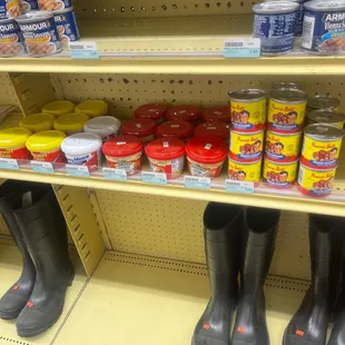 well stocked shelves