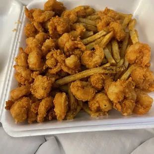 Popcorn shrimp