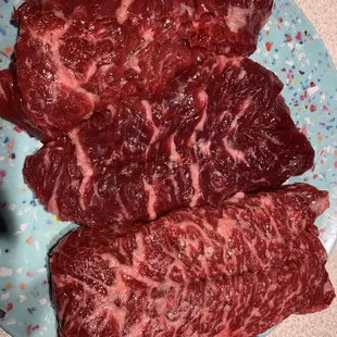 The famous "ugly steaks"