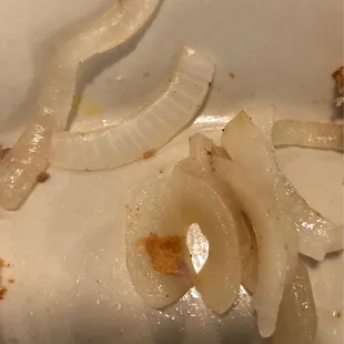 The "caramelized" onions