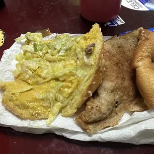 This used to be the bun of my burger. What a lump of yuk.