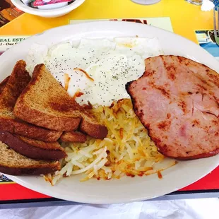 Ham and eggs