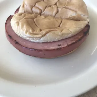 Thick Bologna Sandwich