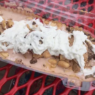 Peanut Butter Cup Sundae (with chocolate ice cream)