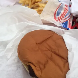 1/4 pound cheeseburger