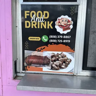 outside, sushi and sashimi