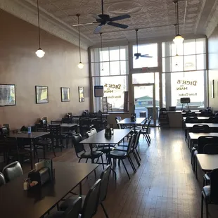 Interior, immaculate floors and beautiful windows