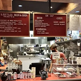 Front counter.