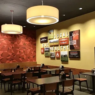 Part of the dining room.