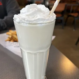 Vegan mocha shake SO GOOD!