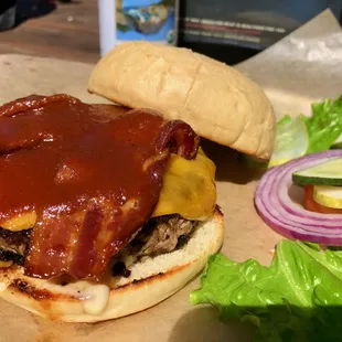Cowboy BBQ burger