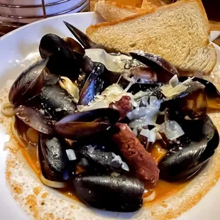 Chorizo Mussles