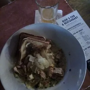 Green Chili Alfredo, sonnds weird but good!