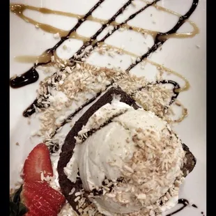 Housemade Kahlua Brownie