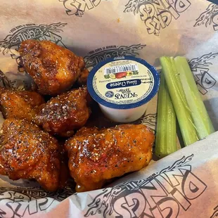 5 Piece Boneless Wings - FL/GA Lime