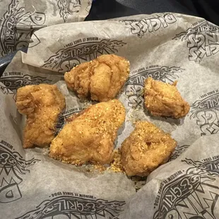 5 Piece Boneless Wings - Garlic Pepper