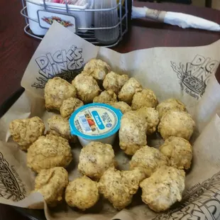 Fried mushrooms