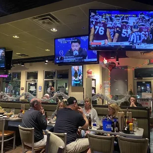 the inside of the restaurant