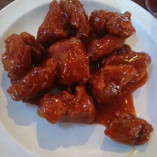 Hot honey wings
