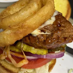 Honey Hot Chick'N Lick'N sandwich