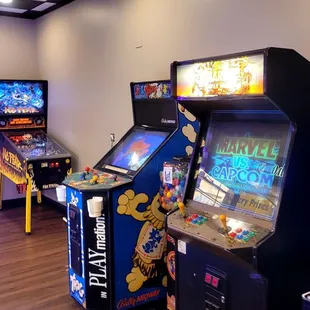 arcade machines